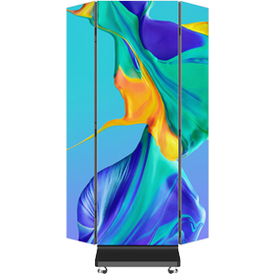 Three-Fold LED Display